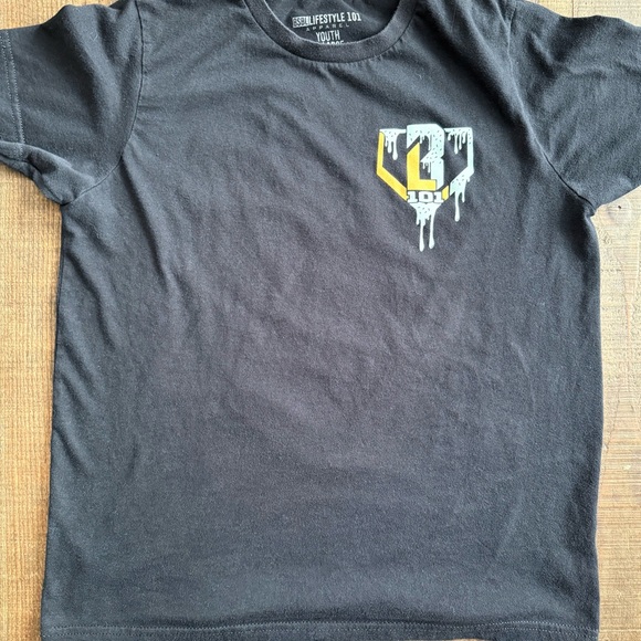 Other - Baseball Lifestyle 101 Youth Black Ice Cream Graphic T-Shirt
